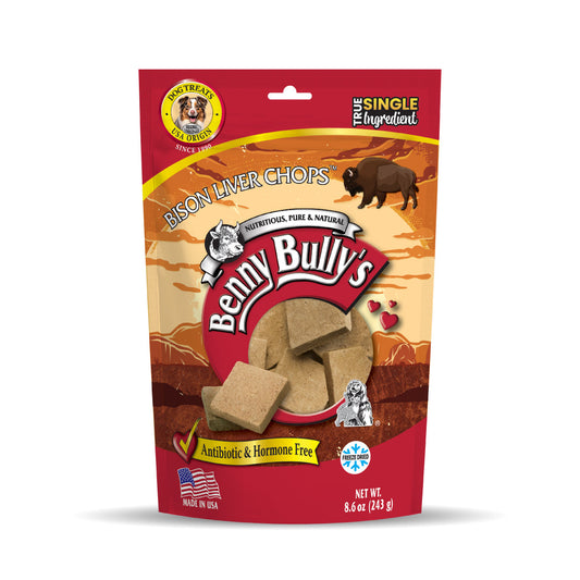 Benny Bullys® Bison Liver Chops™
