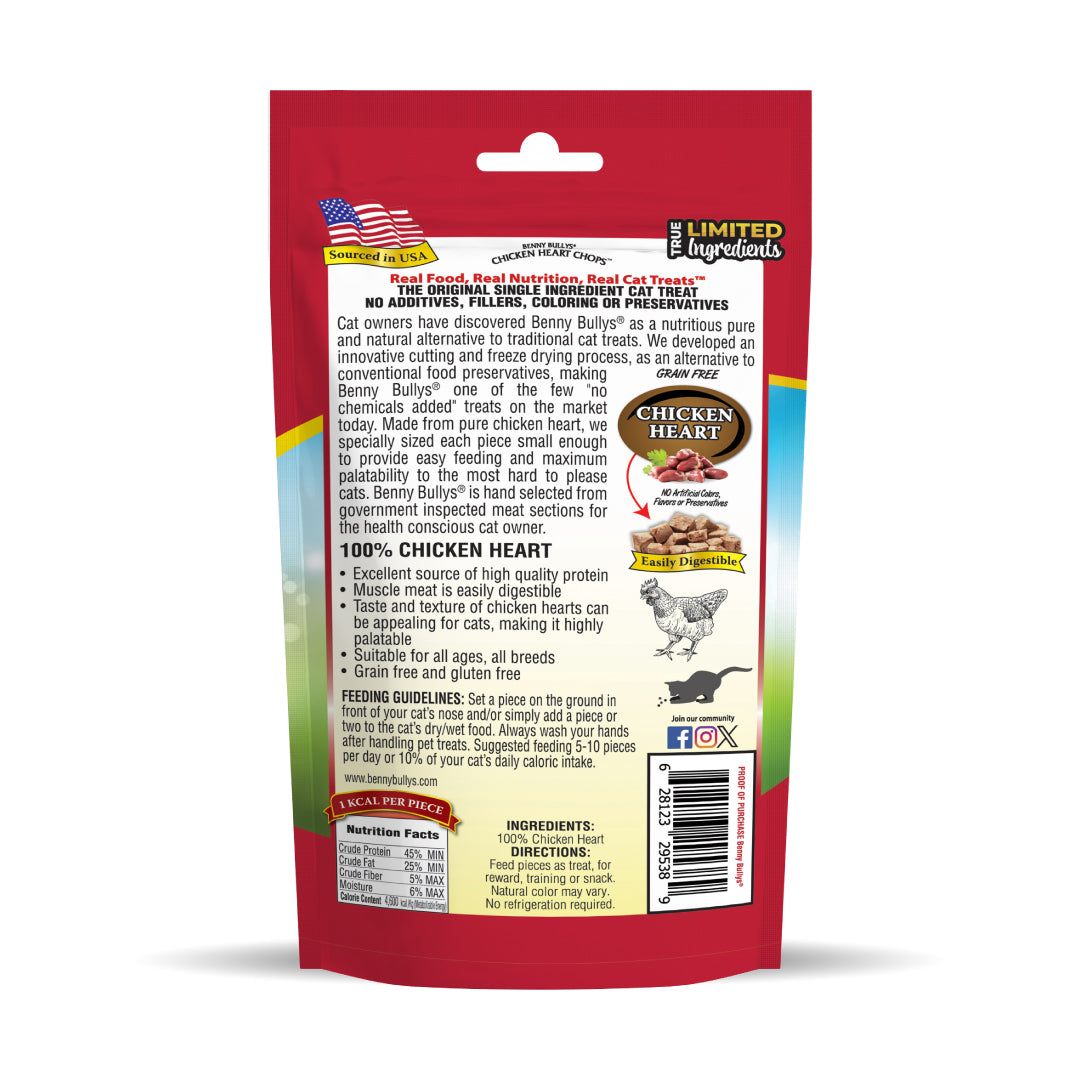 Benny Bullys® Chicken Heart Chops™