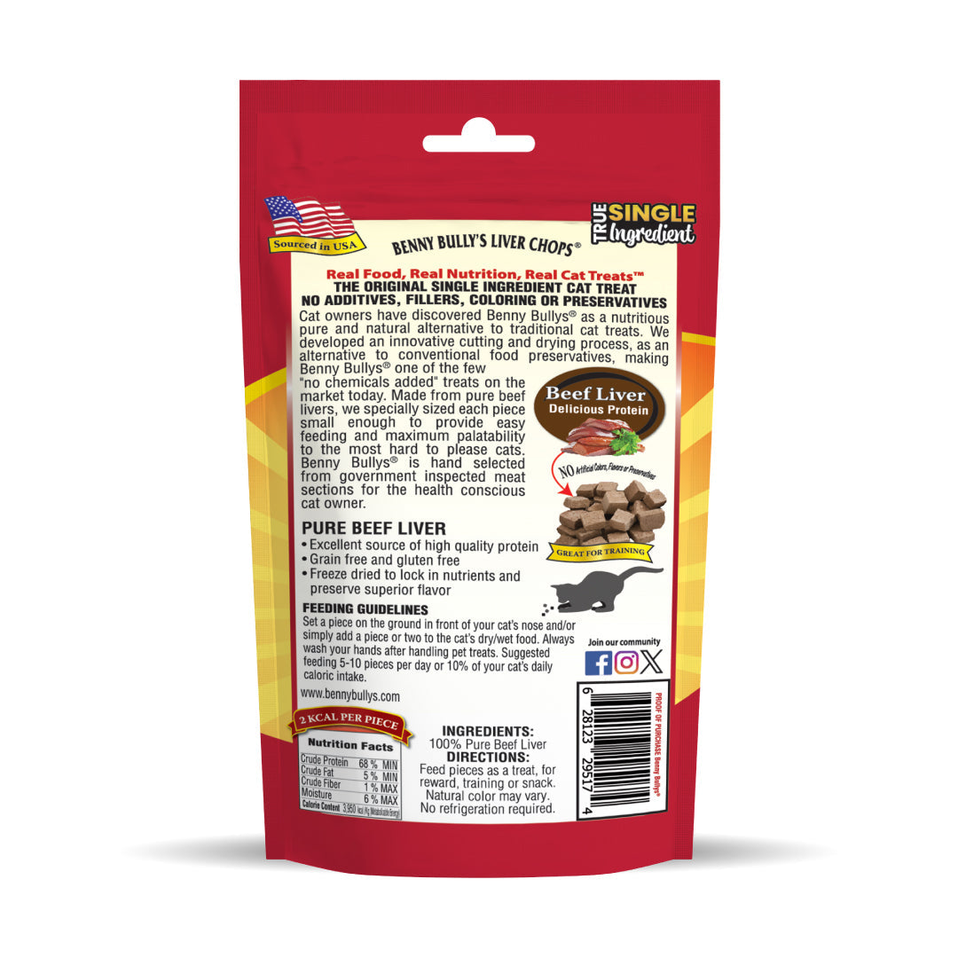 Benny Bullys Liver Chops® (Cat)