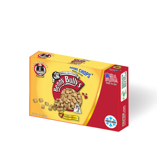 Benny Bullys® Mini Chops™ - Beef Liver in Smart Pack™ (Cat)