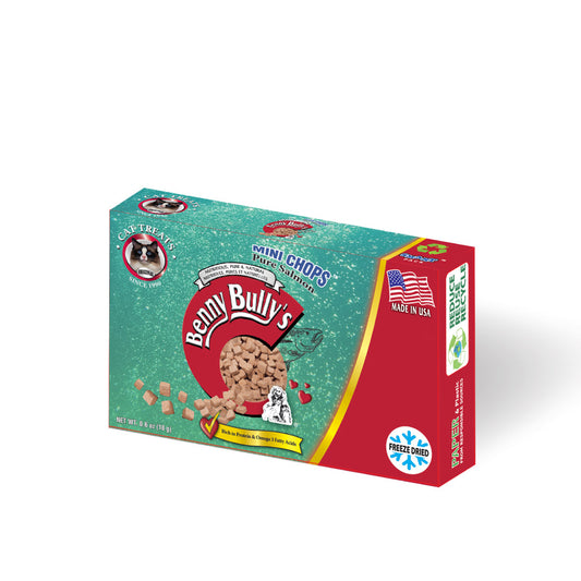 Benny Bullys® Mini Chops™ - Salmon Plus Rosemary Extract in Smart Pack™