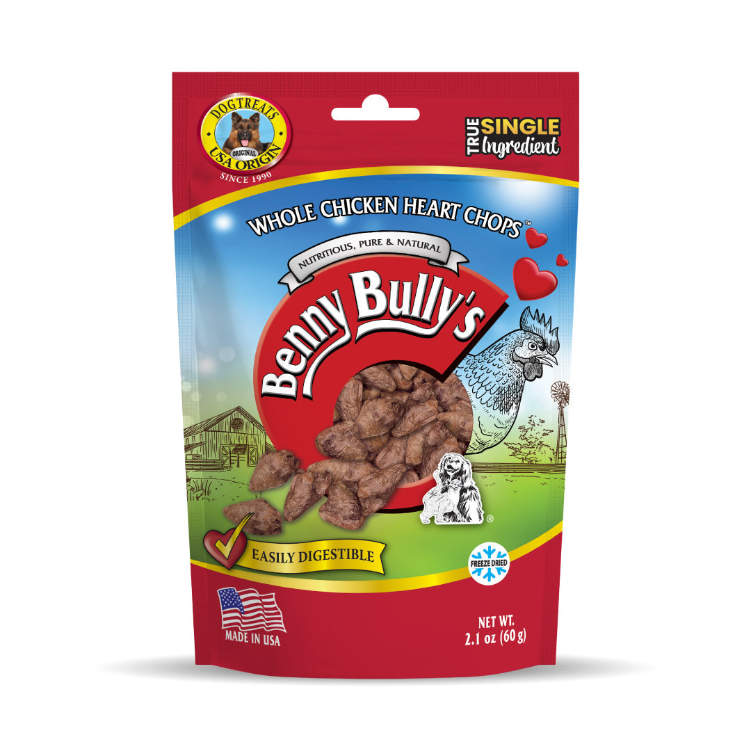 Benny Bullys® Whole Chicken Heart Chops™