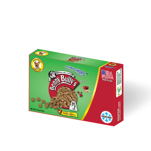 Benny Bullys® Mini Chops™ - Beef Liver & Apple in Smart Pack™