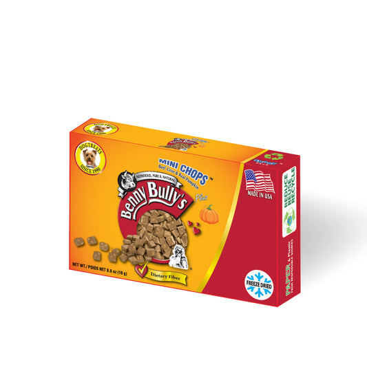 Benny Bullys® Mini Chops™ - Beef Liver & Pumpkin in Smart Pack™