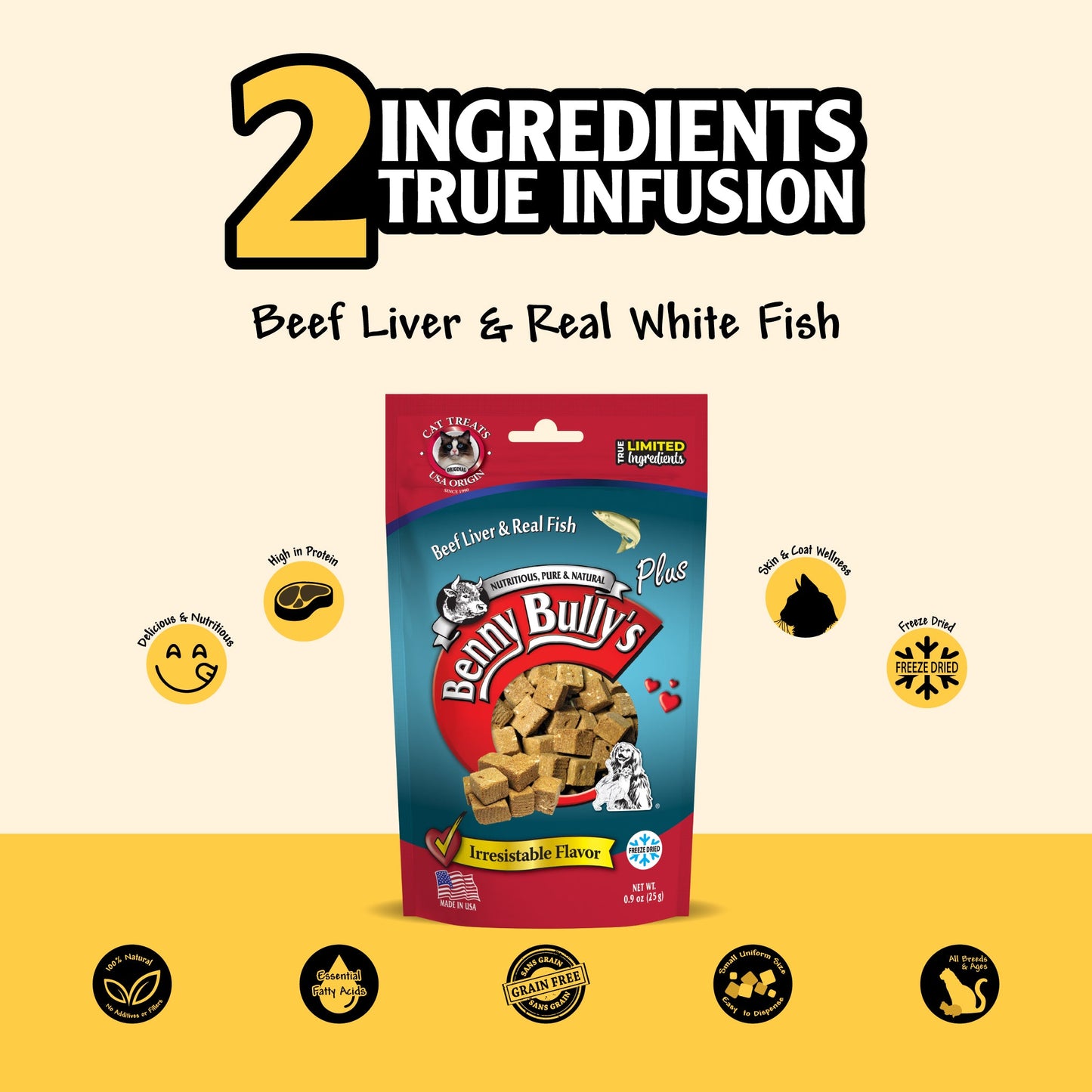 Benny Bullys® Beef Liver Plus Fish