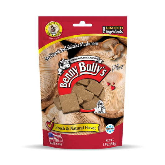 Benny Bullys® Beef Liver Plus Shiitake Mushroom