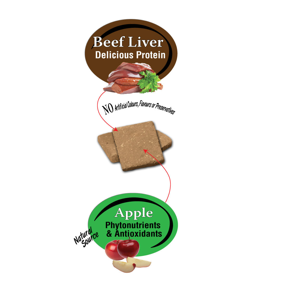 Benny Bullys® Beef Liver Plus Apple