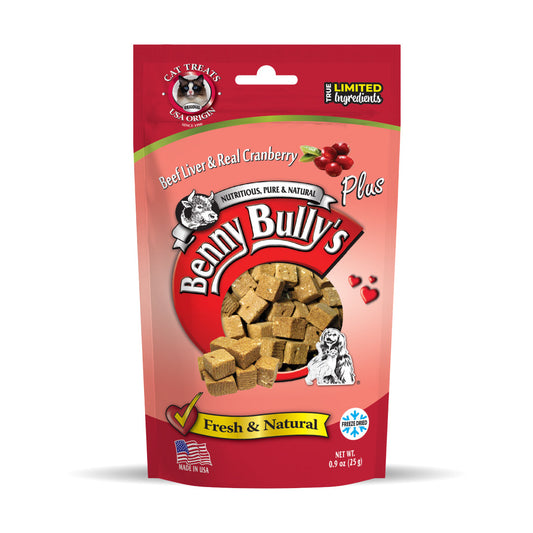 Benny Bullys® Beef Liver Plus Cranberry