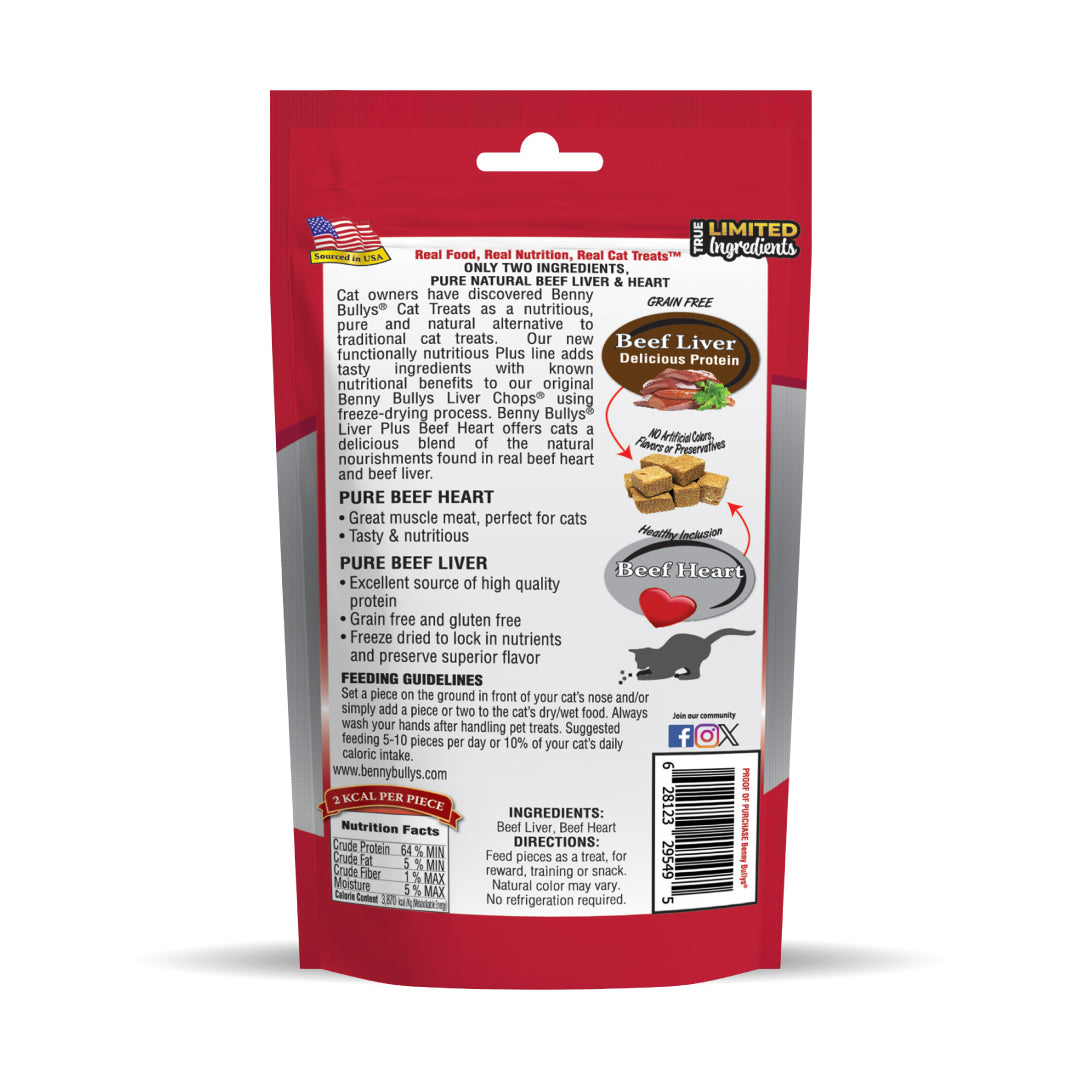 Benny Bullys® Beef Liver Plus Beef Heart