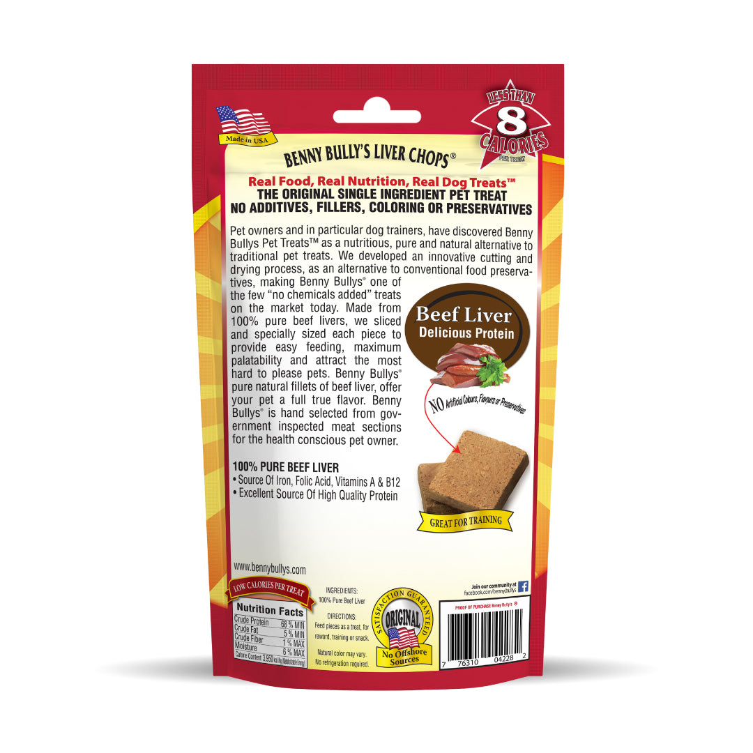 Benny Bullys Liver Chops® (Dog)