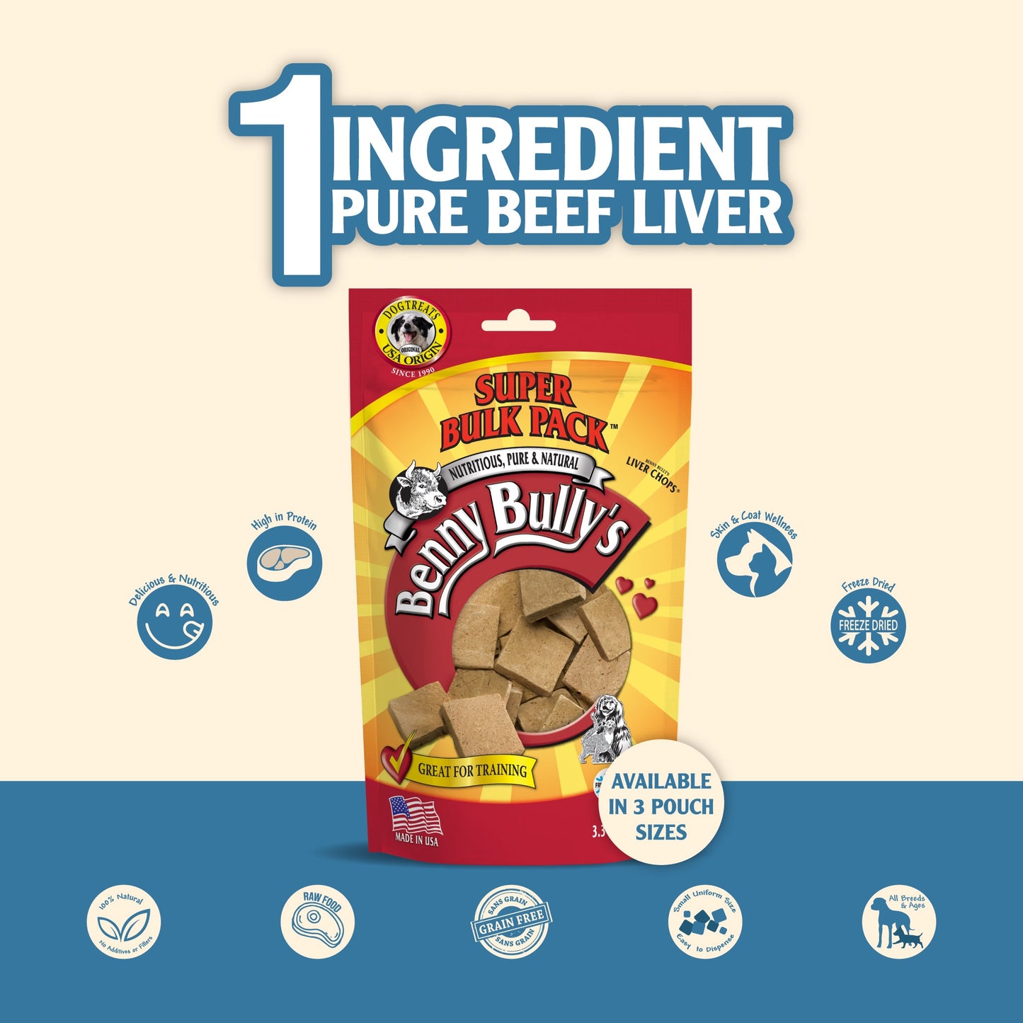 Benny Bullys Liver Chops® (Dog)